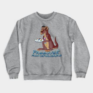 HoliDinos: Passover Pachycephalosaurus - Text Crewneck Sweatshirt